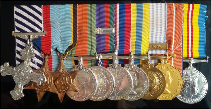 WW2 Medals representing 2 tours of ops (60 flight missions)
